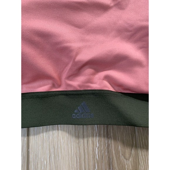 Adidas Pink Padded Racerback Sports Bra Womens Small - Picture 3 of 6
